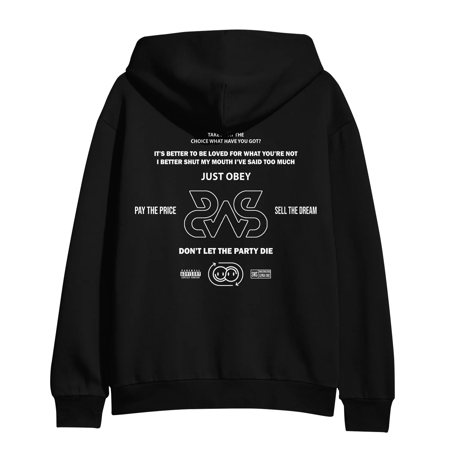 Just Obey - Black Pullover - Image 3
